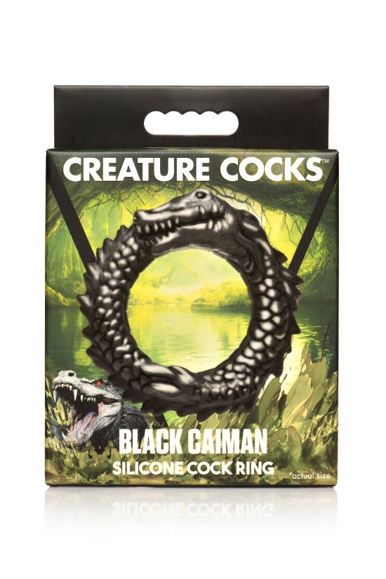 Creature Cocks Black Caiman Cock Ring