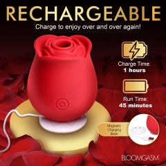 Bloomgasm The Perfect Rose Clit Stimulator Red(out Jun)