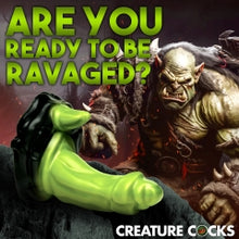 Load image into Gallery viewer, Creature Cocks Orc Silicone Dildo
