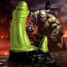 Load image into Gallery viewer, Creature Cocks Orc Silicone Dildo
