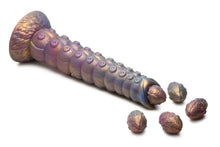 Load image into Gallery viewer, Creature Cocks Deep Invader Tentacle Ovipositor Silicone Dildo W/ Eggs
