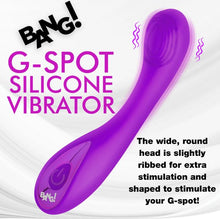 Load image into Gallery viewer, G-spot Silicone Vibrator Purple
