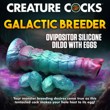 Load image into Gallery viewer, Creature Cocks Galactic Breeder Ovipositor Silicone Dildo
